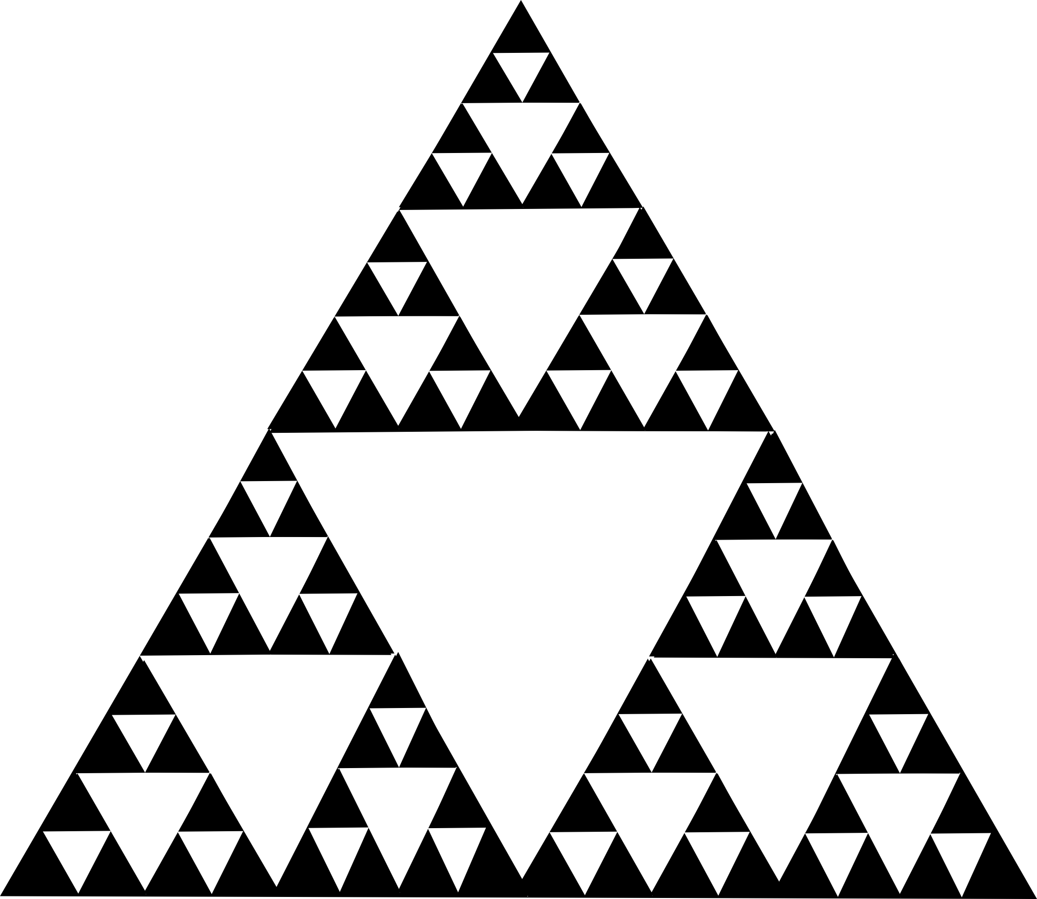 Треугольник Серпинского фрактал. Фрактальная пирамида Серпинского. Треугольник Паскаля Серпинского. Фрактал решетка Серпинского.